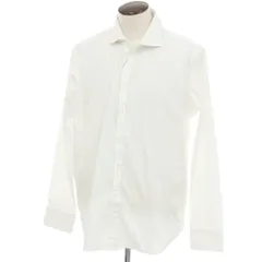 【新品】カナーリ CANALI ストレッチ コットンナイロン ワイドカラー ドレスシャツ ホワイト【サイズXXL】【メンズ】のサムネイル