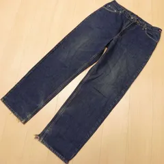 ^839★ POLO JEANS COMPANY インディゴ ルーズ デニムパンツ 34×32 ポロジーンズカンパニー ジーンズ 古着 ★のサムネイル