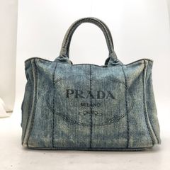 極美品/希少】PRADA プラダ カナパ ビジュー デニム トートバッグ 本物