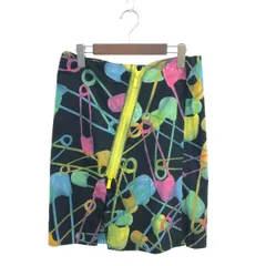 MOSCHINO CHEAP&CHIC モスキーノチープ&シック ジップデザイン スカート サイズ:I42 安全ピン柄/タイト    マルチカラー レディース / 240001214236のサムネイル