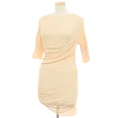 【中古】イッセイミヤケ ISSEY MIYAKE 2024年春夏 AMBIGUOUS アシンメトリー チュニック ライトオレンジ系【サイズ表記なし（L位）】【レディース】のサムネイル