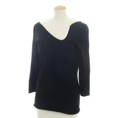 【中古】イッセイミヤケ ISSEY MIYAKE 2024年春夏 ナイロン系 ニット 長袖カットソー ブラック【サイズ表記なし（L位）】【レディース】のサムネイル