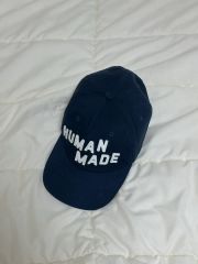 HUMAN MADE 6パネルツイルベースボールキャップネイビー - メルカリ