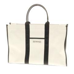 中古】バレンシアガ BALENCIAGA キャンバス トートバッグ オフホワイト