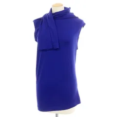 【中古】イッセイミヤケ ISSEY MIYAKE 2024年秋冬 WIND SMOOTH JERSEY TOP ノースリーブカットソー ブルー【サイズ表記なし（L位）】【レディース】のサムネイル