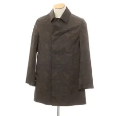 【中古】マッキントッシュフィロソフィー MACKINTOSH PHILOSOPHY ポリエステル カモフラージュ柄 ステンカラーコート グレーブラウン【サイズ36】【メンズ】のサムネイル
