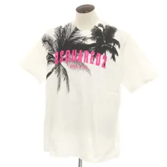 【中古】ディースクエアード DSQUARED2 コットン クルーネック 半袖Ｔシャツ ホワイト【サイズL】【メンズ】のサムネイル