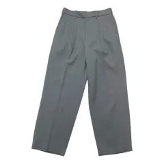 GU グレー ツータック バギー スラックス Mのサムネイル