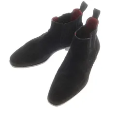 【中古】ディメッラ DI MELLA スエード サイドゴアブーツ ブラック【サイズ6 1/2】【メンズ】 中古】ディメッラ DI MELLA スエード サイドゴアブーツ ブラック