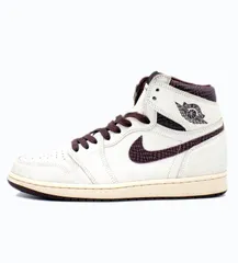 ナイキ NIKE × ア マ マニエール A Ma Maniere 【 AIR JORDAN 1 RETRO HIGH OG DO7097 100 】 エア ジョーダン 1 レトロ ハイ セイル アンド バーガンディ スニーカー f31729のサムネイル