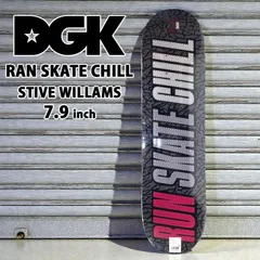 スケート デッキ DGK ディージーケー スケートボード RAN SKATE CHILL [D-1] 7.9inch STIVE WILLAMS スケボー パーツ SKATE BOARD DECKのサムネイル