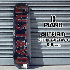 スケート デッキ PLAN B プランビー スケートボード OUTFIELD [P-2] 8.0inch FELIPE GUSTAVO スケボー パーツ SKATE BOARD DECKのサムネイル