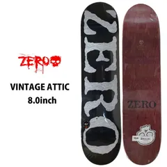 ゼロ スケートボード デッキ VINTAGE ATTIC  [ZE4] 8.0inch ZERO sk8スケボー D6178のサムネイル