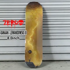 ゼロ デッキ スケートボード 8.0 [ZE7] ZERO KANAAN LEWANDOWSKI III x Kanaan Dern マリウス・ルワンドウスキ ケイナーン・ダーン スケボー スケートボードのサムネイル