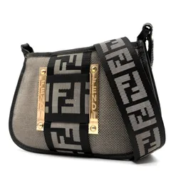 美品 フェンディ FENDI ズッカ柄 ショルダーバッグ クロスボディ