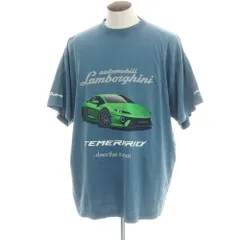 【中古】バレンシアガ BALENCIAGA × Automobili Lamborghini 2025年秋冬 半袖Ｔシャツ ブルー系【サイズ4】【メンズ】のサムネイル