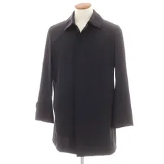 【中古】ポールスチュアート PAUL STUART ポリエステル ステンカラーコート ブラック【サイズM】【メンズ】のサムネイル
