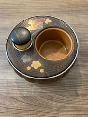 煙草盆 骨董品 蒔絵 レトロ アンティーク - メルカリ