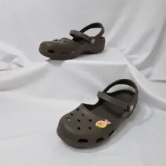ドゥハヴィンテージ w8 250 Crocs CARIN カリン ジビッツ klogg クロッグ サンダル スリッパ ブラウンのサムネイル