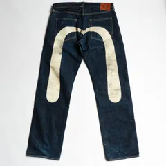 【雰囲気抜群/濃紺】EVISU 【LOT.2000 デニムパンツ】36×35 エビス ジーンズ カモメ 26070244のサムネイル