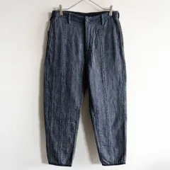 【極美品】PORTER CLASSIC【NEW SASHIKO CROPPED PANTS】S ニュー刺子 クロップドパンツ ポータークラシック s2607024のサムネイル