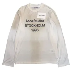 【新古品】サイズ【Men's S　/Women's M 】アクネストゥディオズ ACNE STUDIOS 26SS／ スプレー仕上げ1996ロゴTシャツ ／スプレー加工ロングスリーブTシャツ ／FN-UX-TSHI000016　 8065000236783のサムネイル