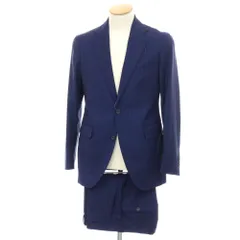 【中古】タリアトーレ TAGLIATORE Brilla per il gusto別注 ウール ストライプ 2つボタンスーツ ネイビーブルー【サイズ44】【メンズ】のサムネイル
