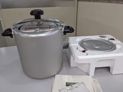 【未使用】昭和マツタカ株式会社 SP-30N　15リットル　業務務用大型圧力鍋　レシピ本付きのサムネイル