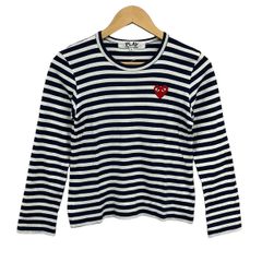 PLAY COMME des GARCONS ドット柄 長袖カットソー S - メルカリ