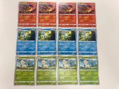イーブイ進化系3種　各4枚12枚セット　ブースター 019/173 グレイシア 021/067 リーフィア 003/067のサムネイル