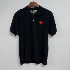 PLAY COMME des GARÇONS ポロシャツ ブラック XXL - メルカリ