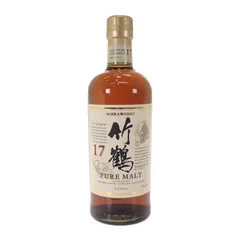 NIKKA ニッカ 竹鶴17年 ピュアモルト お酒 アルコール 700ml 43% ウイスキー ギフト 未開封【中古】【Sランク】のサムネイル