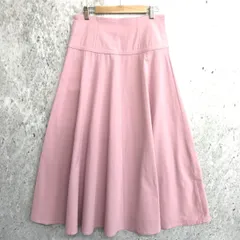 【 タグ付き 】 Rouge vif la cle ルージュヴィフラクレ ロング フレア スカート ピンク 38サイズ 〇□のサムネイル