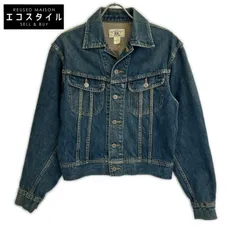 RRL　ダブルアールエル　JR-RS-NM-4101 インディゴ コットン メタルロゴボタン 101Type デニムトラッカージャケット　Mのサムネイル