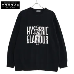 HYSTERIC GLAMOUR　ヒステリックグラマー　02251CS04 SUPER SOUL ブラック スウェット　Lのサムネイル
