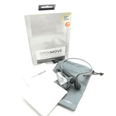 難有 shokz ショックス AfterShokz OpenMove Slate Grey AS660 ワイヤレスヘッドホン 骨伝導イヤホン 音楽 オーディオ機器 HU1968 のサムネイル