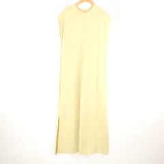 美品 CURRENTAGE カレンテージ ワンピース F レーヨン ナイロン ノースリーブ ロング丈 サイドスリット レディース AN3691A88 のサムネイル