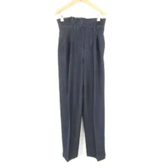 美品 MAXMARA マックスマーラ 17810721 パンツ 40 Mサイズ相当 コットン他 デニム ハイウエスト M刺繍 レディース AD2229A26 のサムネイル