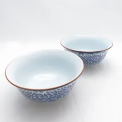 美品 Rorstrand ロールストランド オスティンディアフローリス ボウル 2点 ペア 14cm 茶碗 サラダ シリアル 北欧 SM5636G1 のサムネイル
