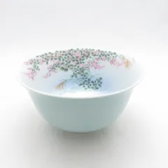 美品 Fukagawa Seiji 深川製磁 萩花見 飯椀 茶碗 SO4066S2 のサムネイル