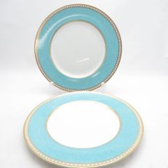 特大 27cm 】WEDGWOOD ユーランダー パウダーターコイズ プレート
