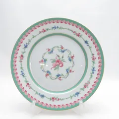 美品 HAVILAND アビランド マリーアントワネット 中皿 24.5cmプレート 金彩 花柄 フラワー SU14285G1 のサムネイル