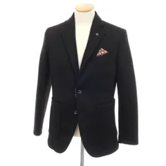 【中古】【未使用】ジーステージ g-stage ポリエステルレーヨンポリウレタン ダンボールニット 2B カジュアルジャケット ブラック【サイズ44】【メンズ】のサムネイル
