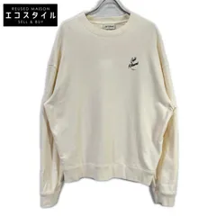 MAISON KITSUNE　メゾンキツネ　ホワイト カフェキツネ リラックス スウェットシャツのサムネイル