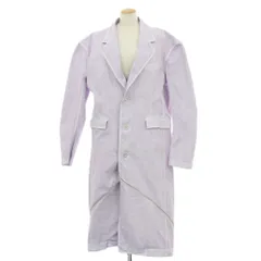 【中古】イッセイミヤケ ISSEY MIYAKE 2025年秋冬 2WAY コットン系 チェスターフィールドコート ライトパープル【サイズ表記なし（L位）】【レディース】のサムネイル