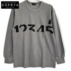 COMMEdesGARCONS HOMME PLUS　コムデギャルソンオムプリュス　95AW スリープ期 PT-040480 グレー 顔料プリント ロングスリーブカットソーのサムネイル