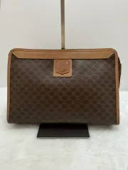 正規品) Celine セリーヌ マカダム クラッチバッグ ブラウンのサムネイル