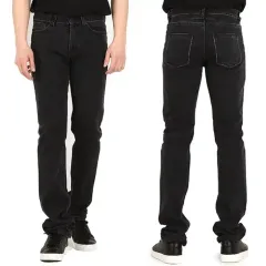 Givenchy ジバンシィ ウォッシュ デニム スリム ブラックジーン メンズ 1355610466001のサムネイル