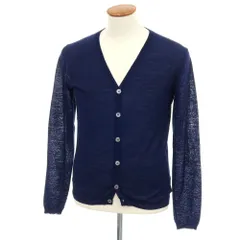 【中古】ザノーネ ZANONE アイスウール カーディガン ライトネイビー【サイズ46】【メンズ】のサムネイル