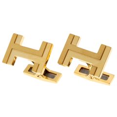 HERMES Hロゴ カフリンクス ゴールド エルメス 新品】HERMES Hロゴ カフリンクス シルバー エルメス - メルカリ